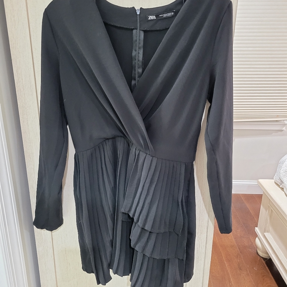 Zara mini ruffle skirt romper